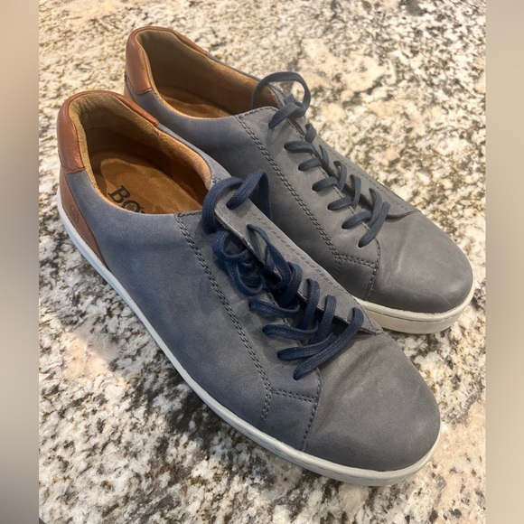 Other - Men’s Leather Blue with Brown Accent Born Sneakers size 12